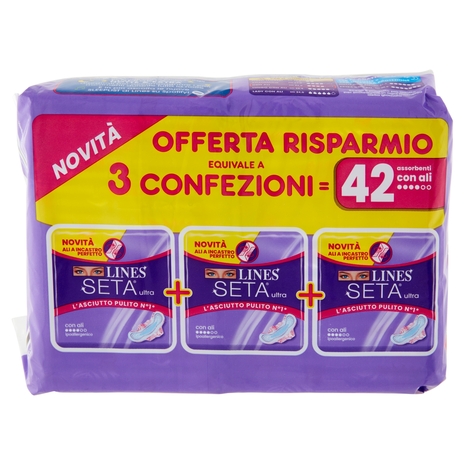 Lines Seta Ultra Trio Cp Ali 42 pezzi